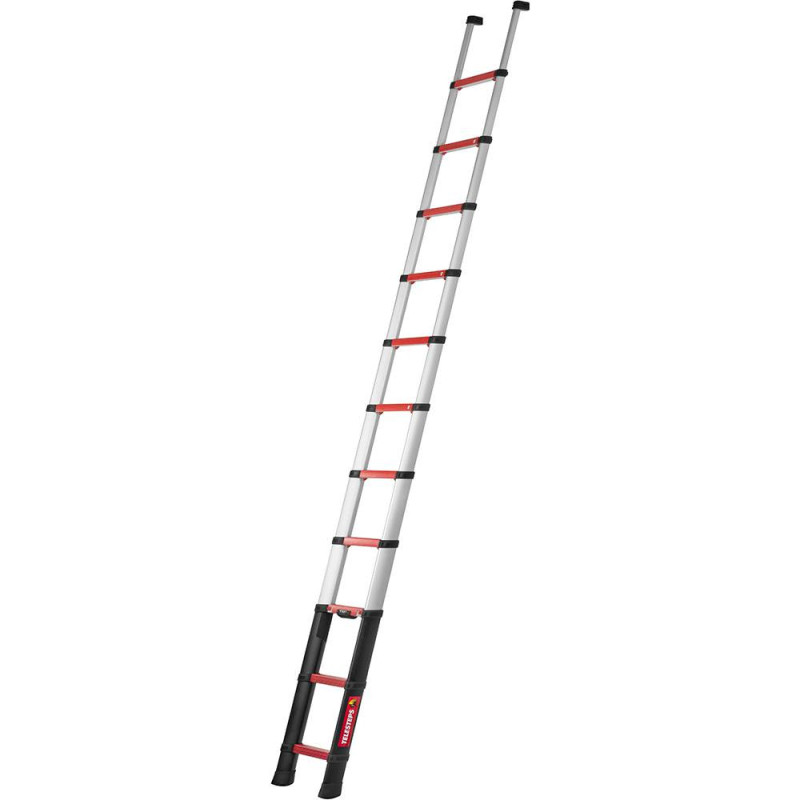 Escalera telescópica Rescue 3,5m totalmente desplegada, 4,30 m de altura de trabajo