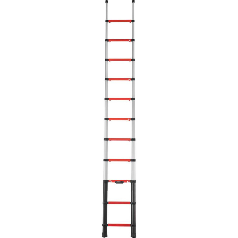 Escalera telescópica Rescue 3,5m totalmente desplegada, 4,30 m de altura de trabajo