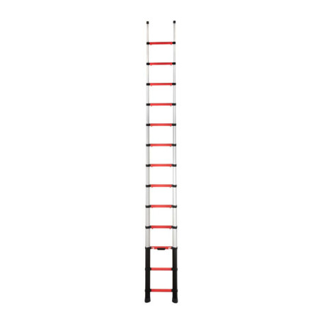 Escalera telescópica Rescue 4,10m desplegada, altura de trabajo de 5 metros