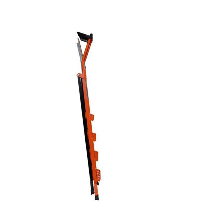 HADE - Escalera de acero plegable con peldaño de trámex