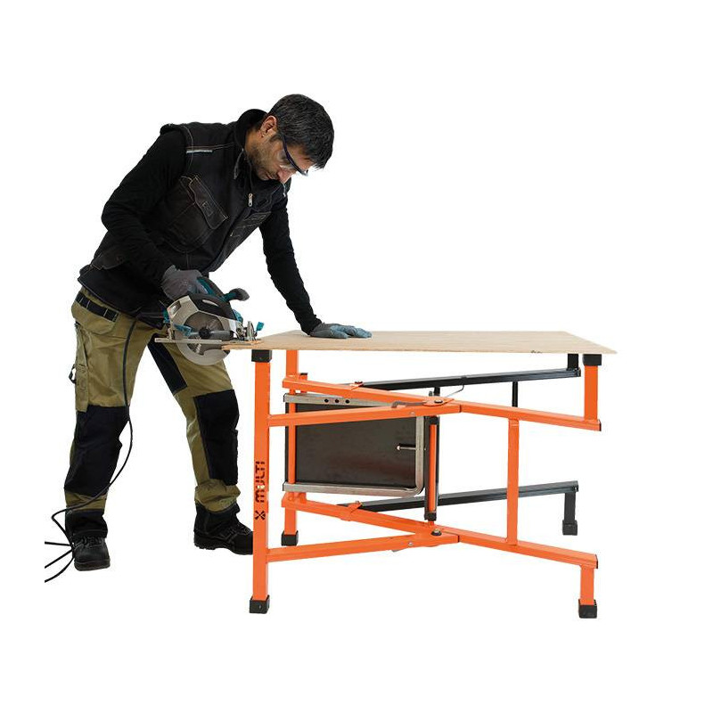 MULTI X -  Taburete Multiposiciones de aluminio