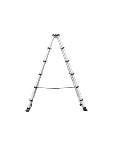 Escalera de tijera telescópica P1 Telesteps primera generación en tijera