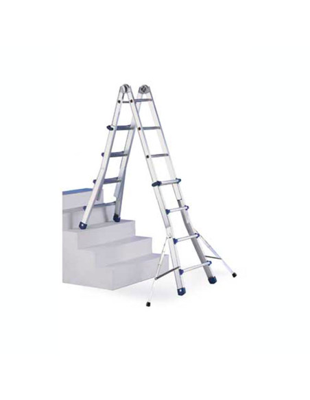Escalera telescópica Alttai Prime en desnivel