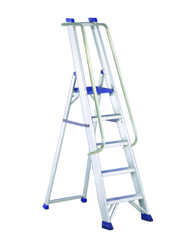 PRO ESPECIAL5 | Escalera de aluminio con guardacuerpos y barandillas