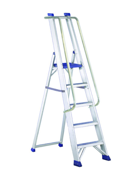 PRO ESPECIAL5 | Escalera de aluminio con guardacuerpos y barandillas