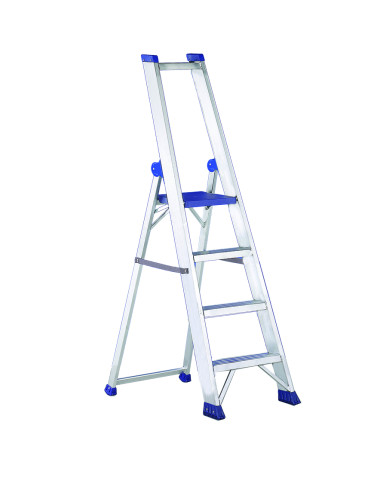 PRO PLUS4 | Escalera de aluminio con plataforma y guardacuerpo