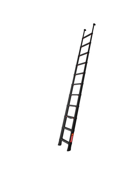 Escalera telescópica Tactical 3,5m desplegada, altura de trabajo de 4,30 m