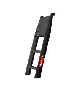 Escalera telescópica Tactical 4,10m plegada, 1,17 m para transporte