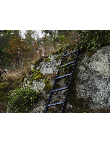Unidad táctica usando la escalera telescópica Telesteps Tactical 4,10m a 5 metros