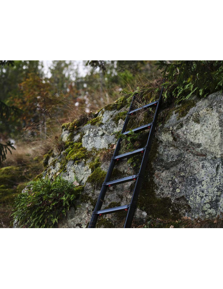 Unidad táctica usando la escalera telescópica Telesteps Tactical 4,10m a 5 metros