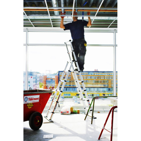 TELESTEPS COMBI LINE 300 | Escalera telescópica ultracompacta de 2 tramos